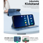 OCASE Samsung Galaxy S25 Plus Deri Czdan Klf-Light Blue