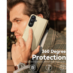 OCASE Samsung Galaxy S25 Plus Deri Czdan Klf-Gold