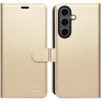 OCASE Samsung Galaxy S25 Plus Deri Czdan Klf-Gold