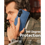 OCASE Samsung Galaxy S25 FE Deri Czdan Klf-Light Blue