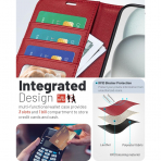 OCASE Apple iPhone 17 Pro Max C�zdan K�l�f-Dark Red