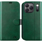 OCASE Apple iPhone 17 Pro Max C�zdan K�l�f-Blackish Green