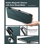 INFILAND Apple iPad Air Flex Klf (11 in)-Midnight Green