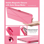 INFILAND Apple iPad Air Flex Klf (11 in)-Watermelon Pink