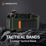 Bandletic Apple Watch Tactical Sportif Kay�� (Med�um)-Green