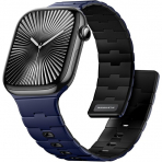 Bandletic Apple Watch Manyetik Silikon Kay�� 42mm-Black/Black