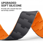 Bandletic �ift Tarafl� Manyetik Silikon Kay�� 42mm-Gray/Orange