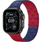 Bandletic �ift Tarafl� Manyetik Silikon Kay�� 42mm-Navy Blue/Red