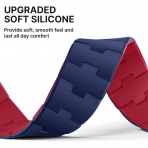Bandletic �ift Tarafl� Manyetik Silikon Kay�� 42mm-Navy Blue/Red