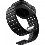 Bandletic Apple Watch 11 Manyetik Silikon Kay�� 42mm-Black