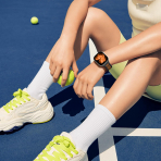 Bandletic �ift Tarafl� Manyetik Silikon Kay�� 42mm-Black/Orange