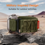 Bandletic Apple Watch 11 Tactical Naylon Kay�� 42mm-Army Green