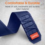 Bandletic Apple Watch 11 Tactical Naylon Kay�� 42mm-Blue