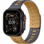 Bandletic �ift Tarafl� Manyetik Silikon Kay�� 42mm-Anthracite Gray/Ochre