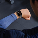 Bandletic �ift Tarafl� Manyetik Silikon Kay�� 42mm-Anthracite Gray/Ochre