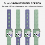 Bandletic �ift Tarafl� Manyetik Silikon Kay�� 42mm-Cyan Blue/Lime