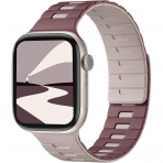 Bandletic �ift Tarafl� Manyetik Silikon Kay�� 42mm-Smoke Violet/Starlight