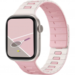 Bandletic �ift Tarafl� Manyetik Silikon Kay�� 42mm-Starlight/Pink