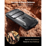 Poetic Google Pixel 11 Standl� Tam Koruma K�l�f -Black