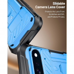 Poetic Google Pixel 11 Standl� Tam Koruma K�l�f -Light Blue