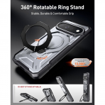 Poetic Google Pixel 11 D�ner Standl� K�l�f-Metallic Gun Metal