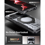 Poetic Google Pixel 11 D�ner Standl� K�l�f-Metallic Gun Metal