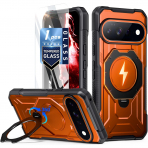 Poetic Google Pixel 11 D�ner Standl� K�l�f-Metallic Orange