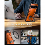 Poetic Google Pixel 11 D�ner Standl� K�l�f-Metallic Orange