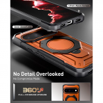 Poetic Google Pixel 11 D�ner Standl� K�l�f-Metallic Orange