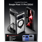 Poetic Google Pixel 11 D�ner Standl� K�l�f-Black/Clear
