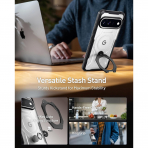 Poetic Google Pixel 11 D�ner Standl� K�l�f-Black/Clear