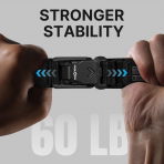 Bandletic Galaxy Watch 9/8 Naylon Sport Kay�� (Medium)-Black