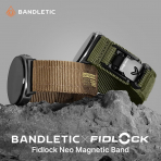 Bandletic Galaxy Watch 9/8 Naylon Sport Kay�� (Medium)-Army Green