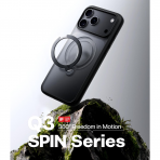 TORRAS Q3 Spin iPhone 18 Pro Standl� Manyetik K�l�f-Black