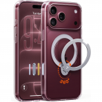 TORRAS Q3 Spin iPhone 18 Pro Standl� Manyetik K�l�f-Clear
