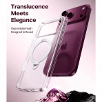 TORRAS Q3 Spin iPhone 18 Pro Standl� Manyetik K�l�f-Clear