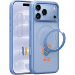 TORRAS Q3 Spin iPhone 18 Pro Standl� Manyetik K�l�f-Light Blue