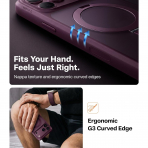 TORRAS iPhone 18 Pro Max Standl� Manyetik K�l�f-Purple