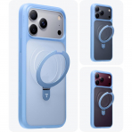 TORRAS iPhone 18 Pro Max Standl� Manyetik K�l�f-Blue
