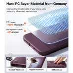 TORRAS OriginFit iPhone 18 Pro Max Manyetik �nce K�l�f-Burgundy