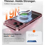 TORRAS OriginFit iPhone 18 Pro Max Manyetik �nce K�l�f-Clear