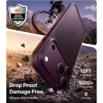 TORRAS iPhone 18 Pro Darbeye Dayan�kl� K�l�f-Burgundy
