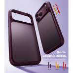 TORRAS iPhone 18 Pro Darbeye Dayan�kl� K�l�f-Burgundy