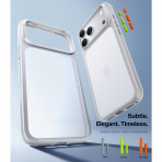 TORRAS iPhone 18 Pro Darbeye Dayan�kl� K�l�f-Silver Grey