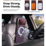 TORRAS Q3 VegSkin iPhone 18 Pro Standl� Deri K�l�f-Burgundy Purple