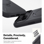 TORRAS Q3 iPhone 18 Pro Max Standl� Silikon K�l�f-Black