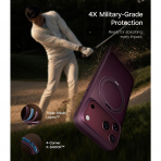 TORRAS O1S iPhone 18 Pro Max Standl� K�l�f-Burgundy