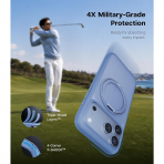 TORRAS O1S iPhone 18 Pro Max Standl� K�l�f-Blue