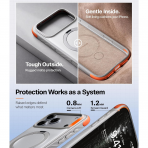 TORRAS Q3 Rugged iPhone 18 Pro Max Koruyucu K�l�f-Sunrise Silver