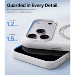 TORRAS Q3 Wind iPhone 18 Pro Max Standl� Silikon K�l�f-Ivroy White